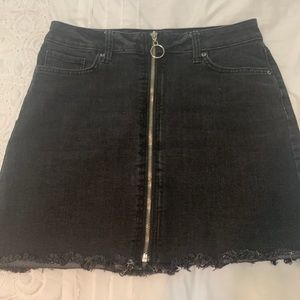 Arizona Black Denim Skirt